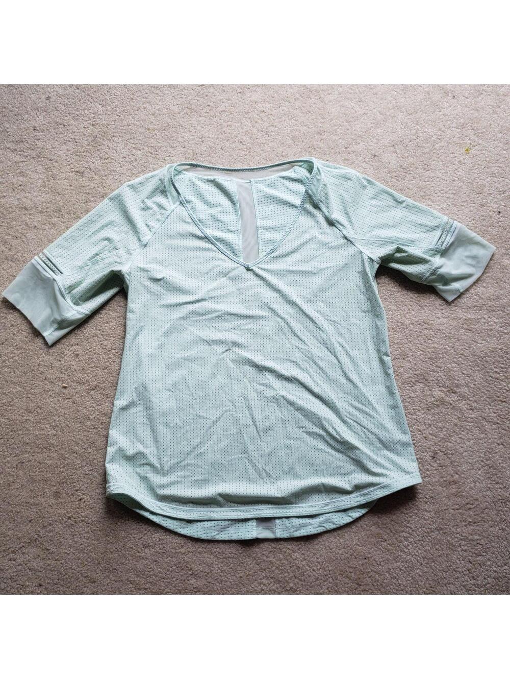 Lululemon Mint Green Breathable Shirt